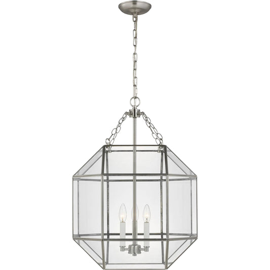 Morrison Medium Three Light Lantern by Visual Comfort & Co.. Made from steel in a unique style.
