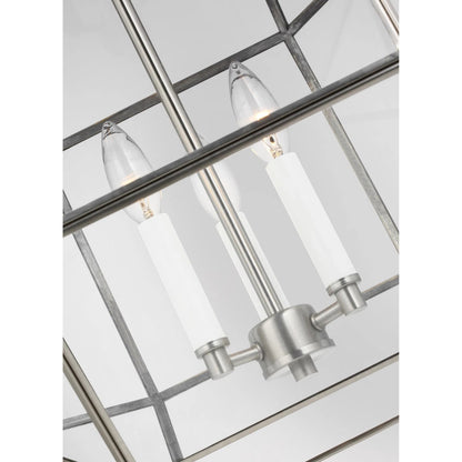 Morrison Medium Three Light Lantern by Visual Comfort & Co.. Made from steel in a unique style.