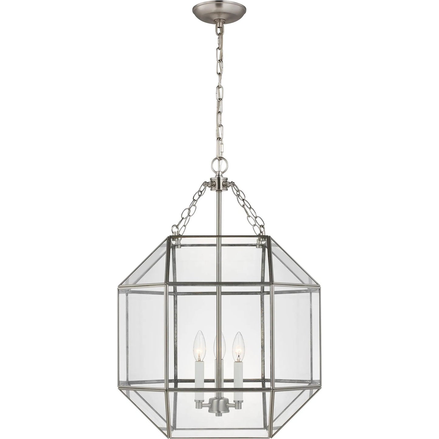 008 SI-2226747 | Primary Silo | Morrison Medium Three Light Lantern by Visual Comfort & Co.. Made from steel in a unique style.