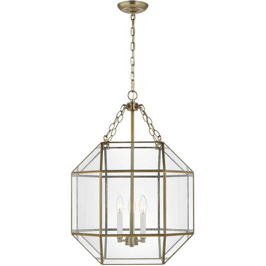 Morrison Medium Three Light Lantern by Visual Comfort & Co.. Made from steel in a unique style.