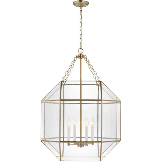 Morrison Large Four Light Lantern by Visual Comfort & Co.. Made from steel in a unique style.