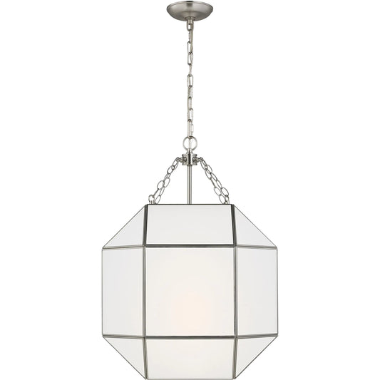 Morrison Medium Three Light Lantern by Visual Comfort & Co.. Made from steel in a unique style.