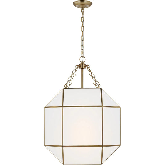 Morrison Medium Three Light Lantern by Visual Comfort & Co.. Made from steel in a unique style.