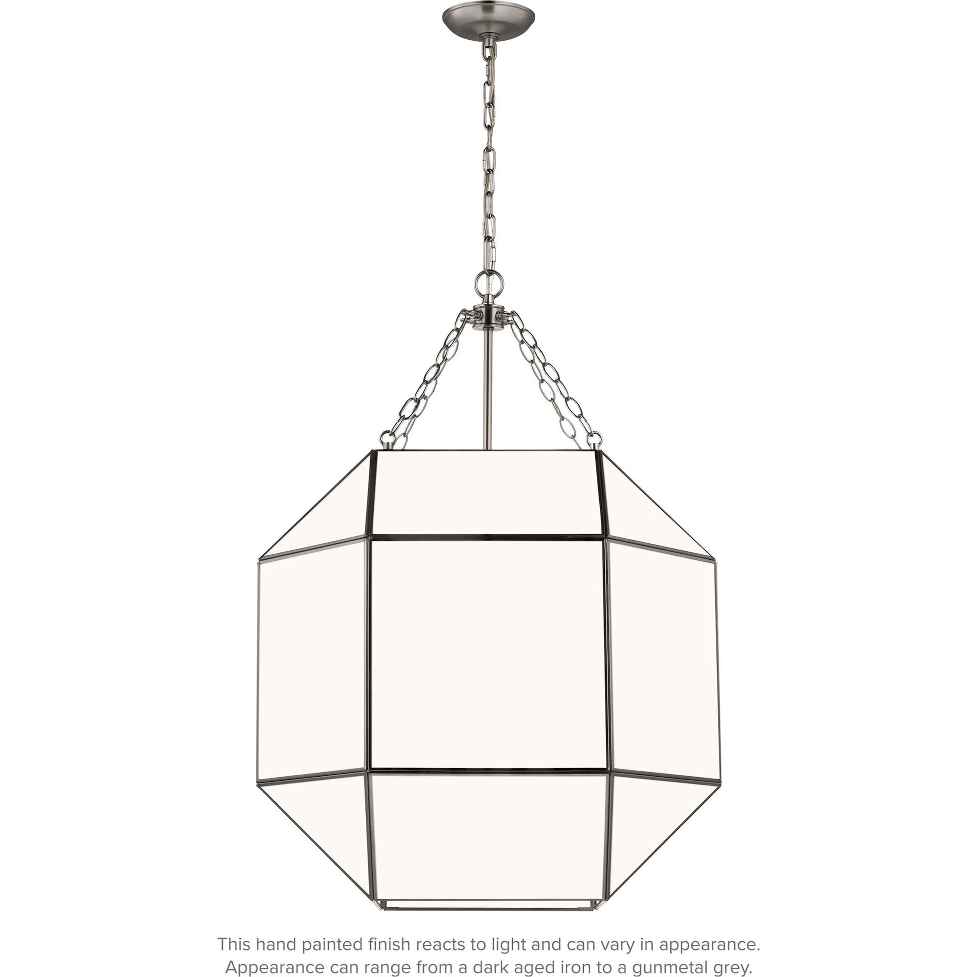 Morrison Large Four Light Lantern by Visual Comfort & Co.. Made from steel in a unique style.