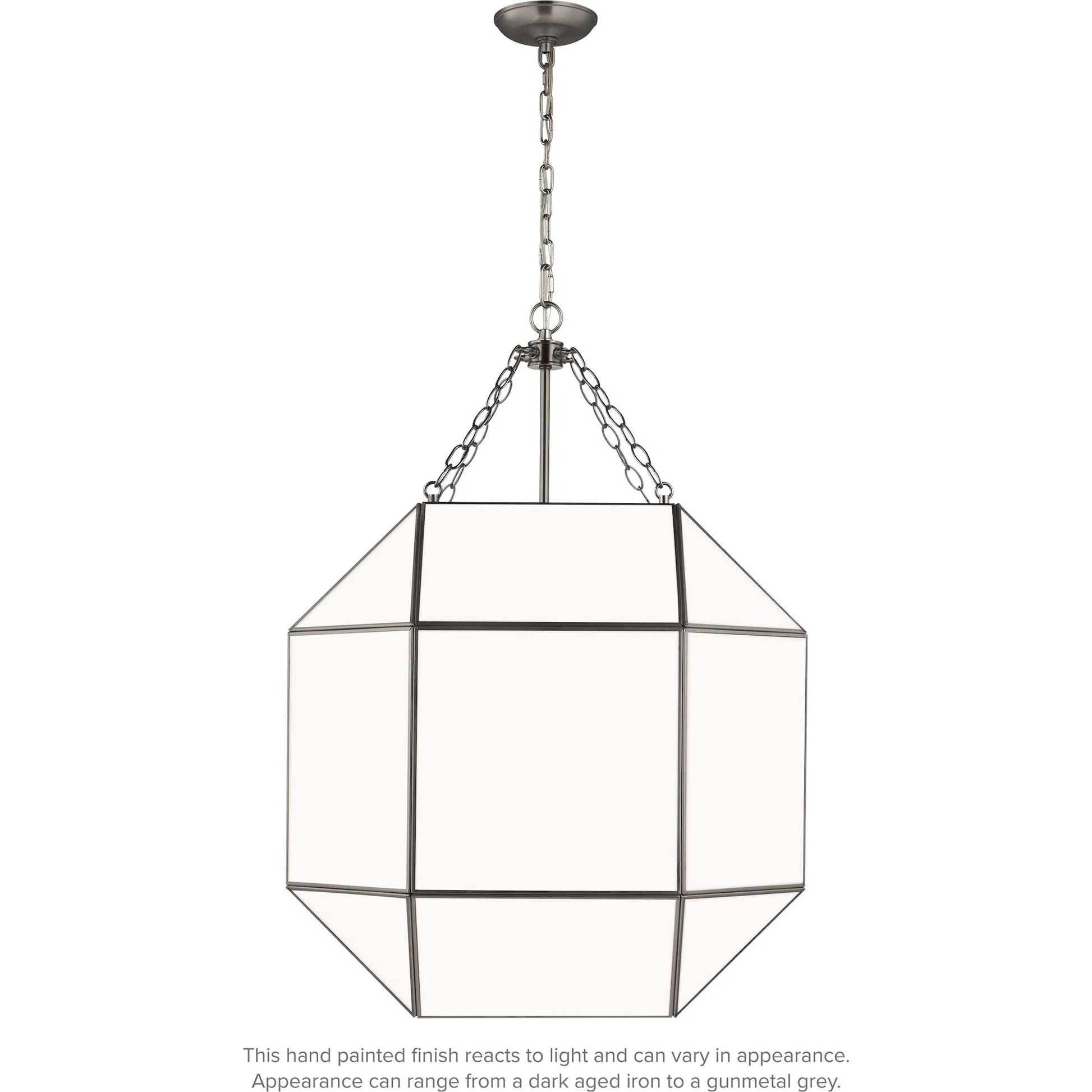 Morrison Large Four Light Lantern by Visual Comfort & Co.. Made from steel in a unique style.