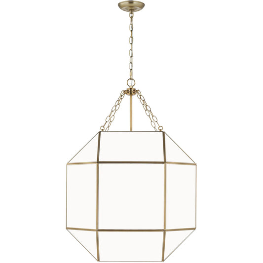 Morrison Large Four Light Lantern by Visual Comfort & Co.. Made from steel in a unique style.