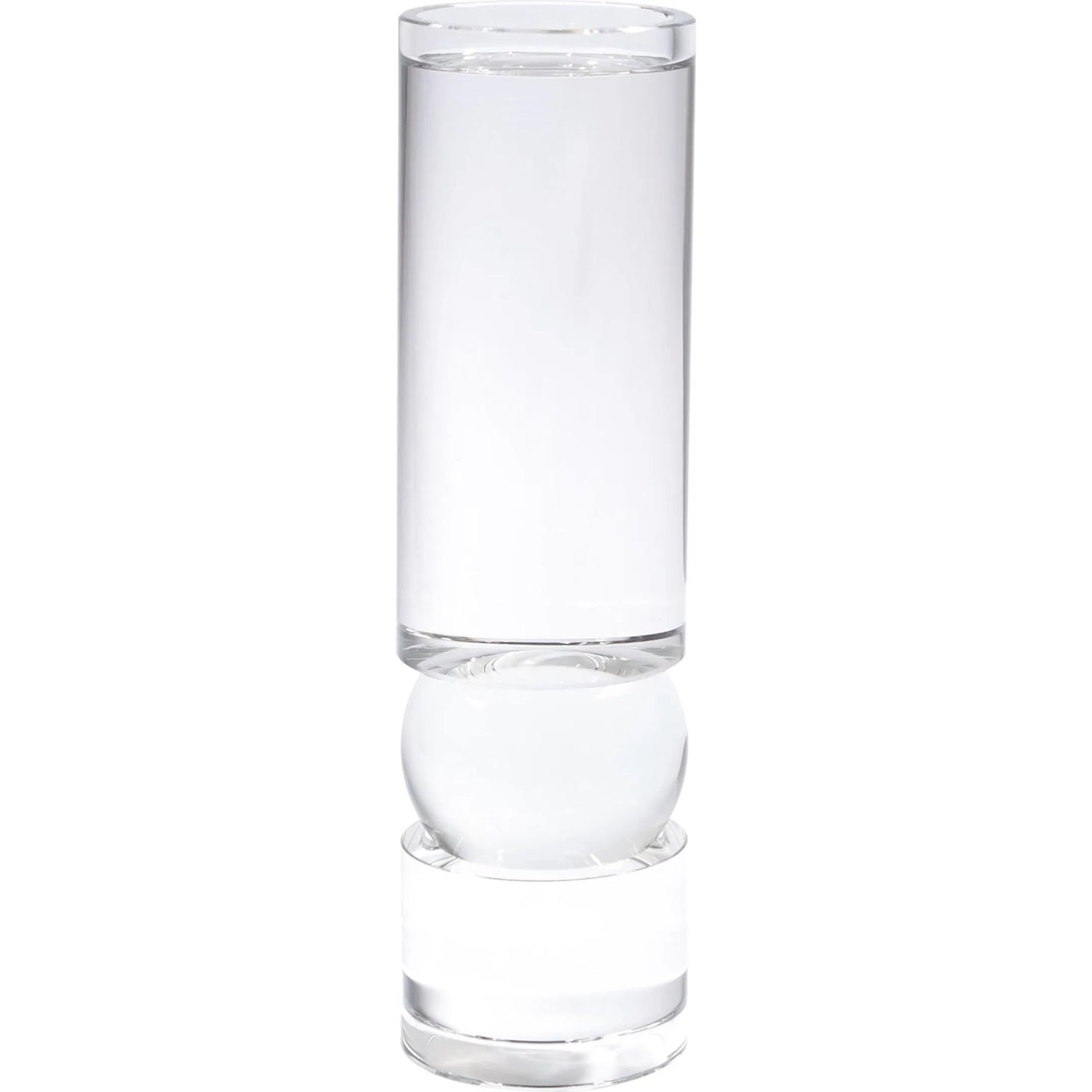 001 SR-700817 | Primary Silo | Bipolar Crystal Candle Holder by Global Views. Made from crystal in a transitional style.
