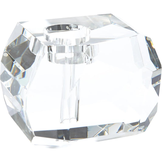 Gemstone Tealight Bud Vase by Global Views. Made from crystal in a transitional style.