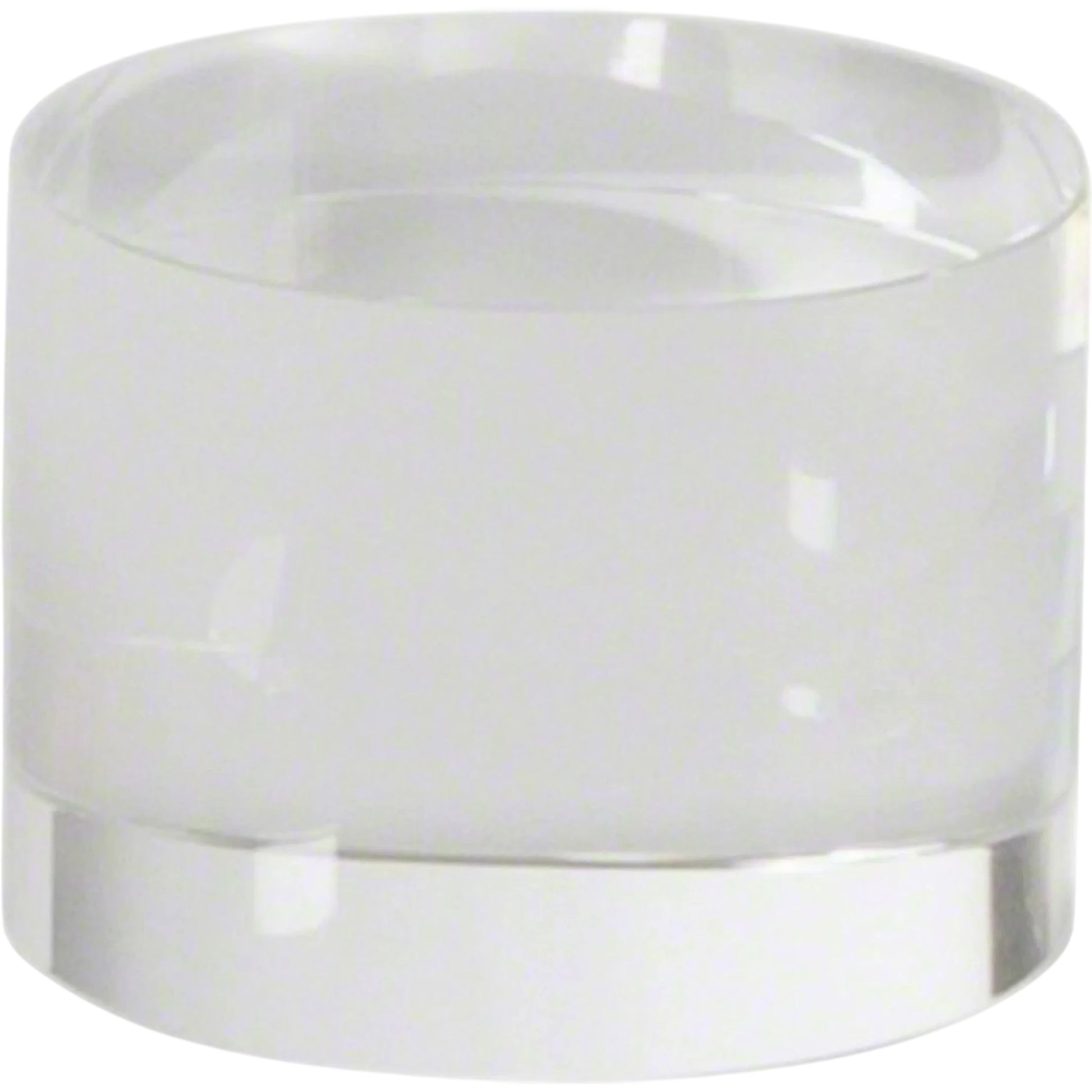 Crystal Column Riser by Global Views. Made from crystal in a modern style.