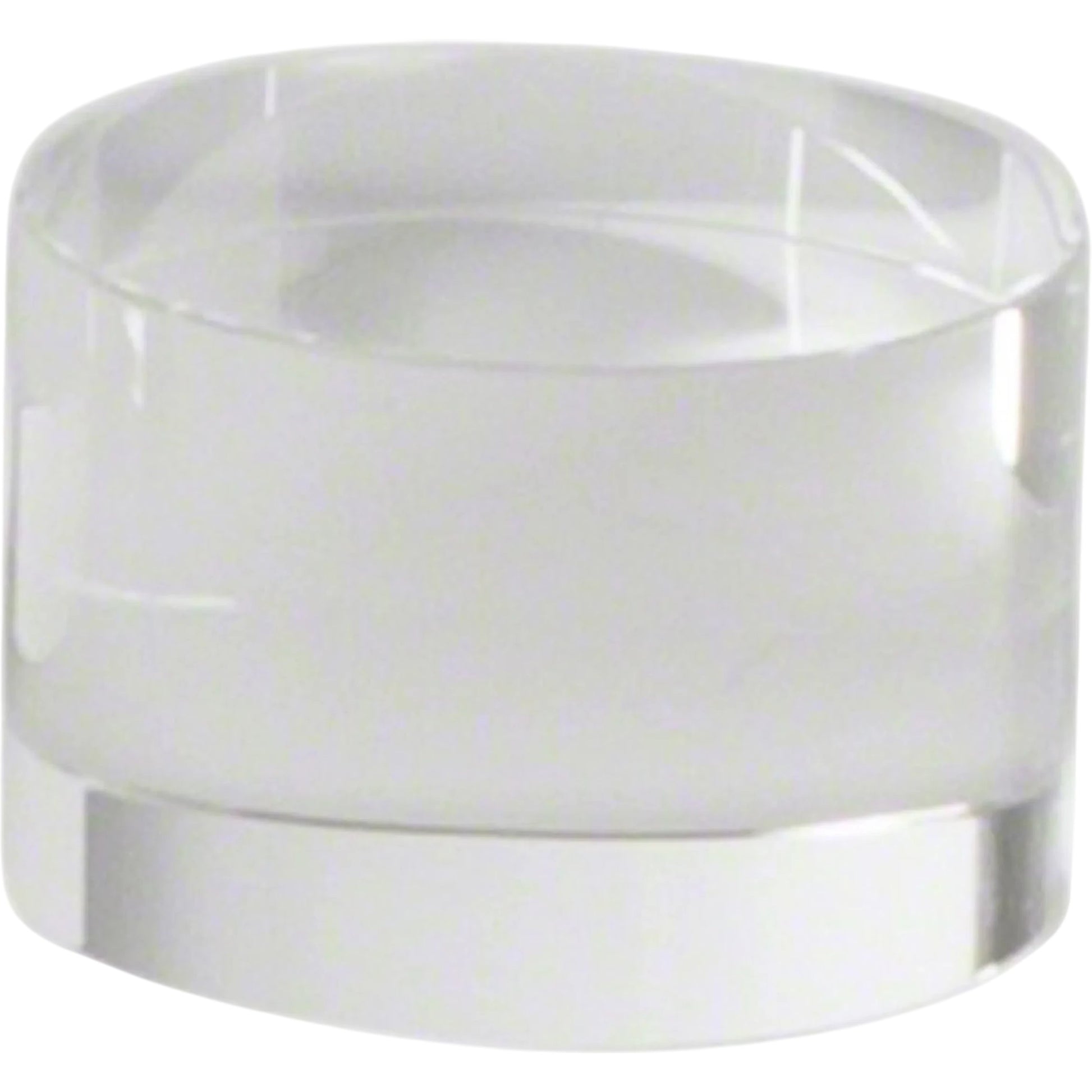 Crystal Column Riser by Global Views. Made from crystal in a modern style.