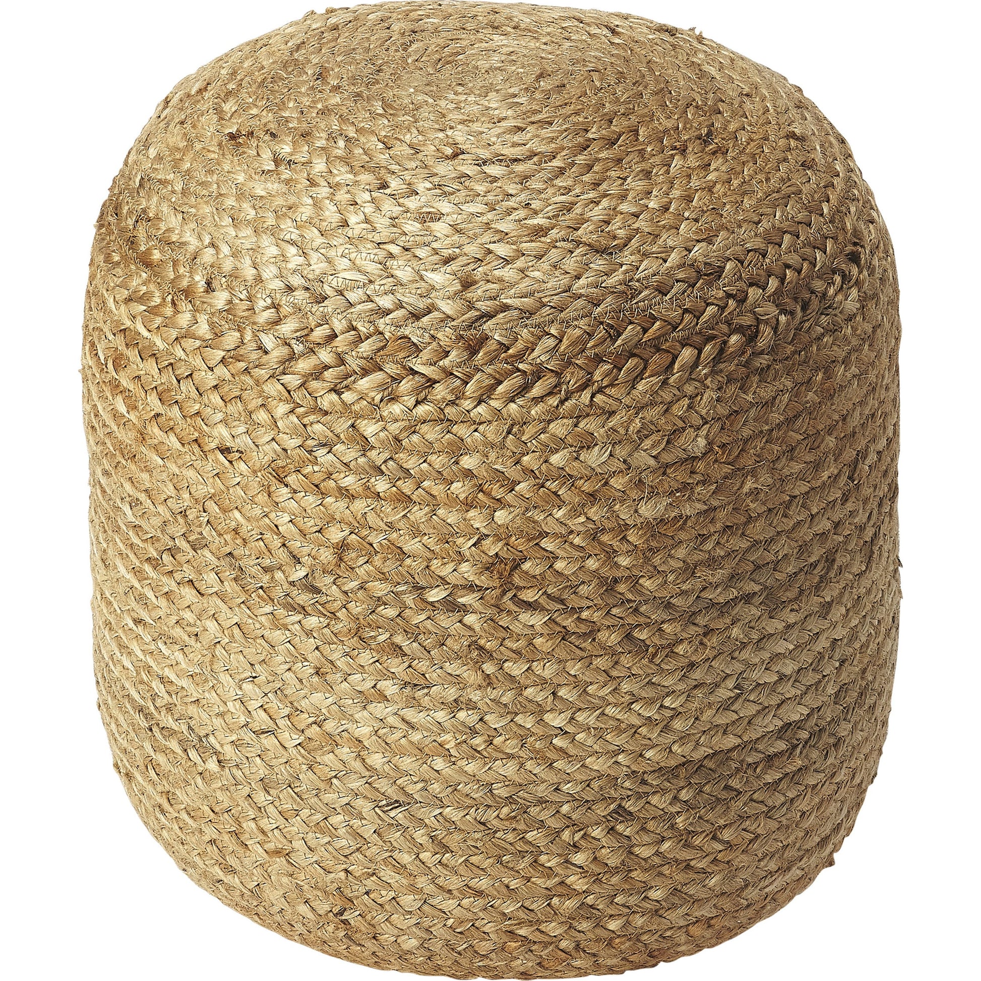Noosa Jute Pouffe by Butler Specialty Company in natural. Made from fabric: jute, fill: thermocol beans in a coastal style.