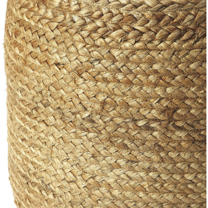 Noosa Jute Pouffe by Butler Specialty Company in natural. Made from fabric: jute, fill: thermocol beans in a coastal style.