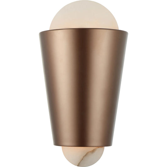 Rock on Sconce by Varaluz in brontourage, matte black. Made from unique in a unique style.