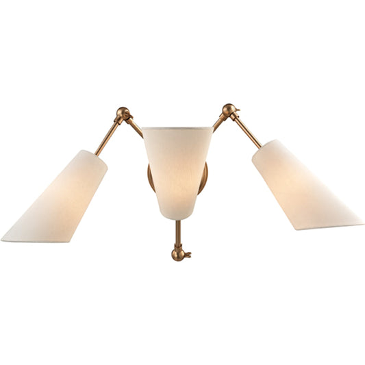 Buckingham Wall Sconce by Hudson Valley. Made from steel in a modern style.