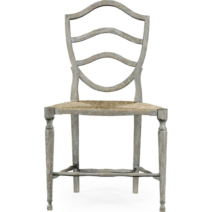 William Yeoward Bodiam Grey Oak Side Chair by Jonathan Charles in greyed oak. Made from oak in a cottage & farmhouse style.