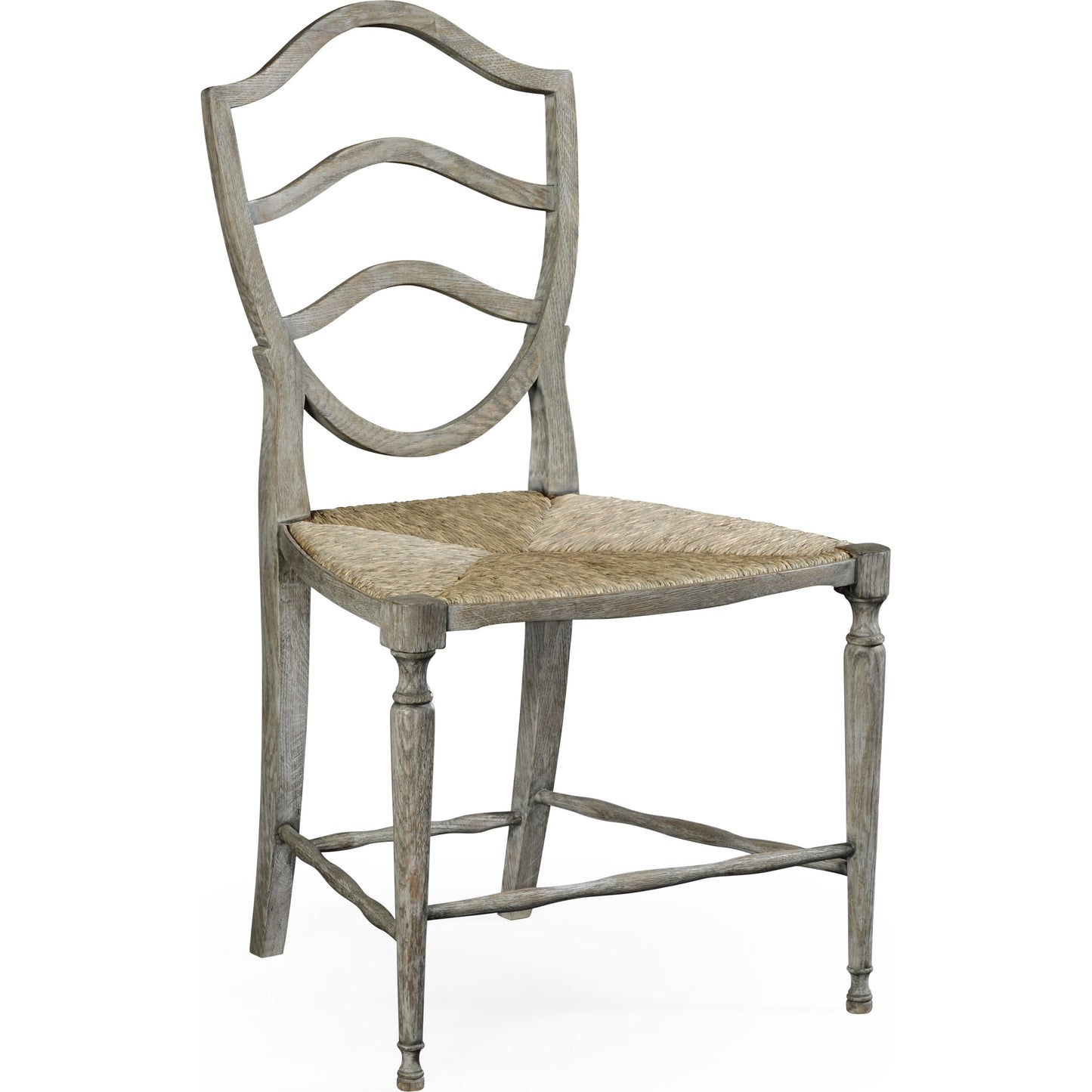 002 SR-846575 | Additional Silo | William Yeoward Bodiam Grey Oak Side Chair by Jonathan Charles in greyed oak. Made from oak in a cottage & farmhouse style.