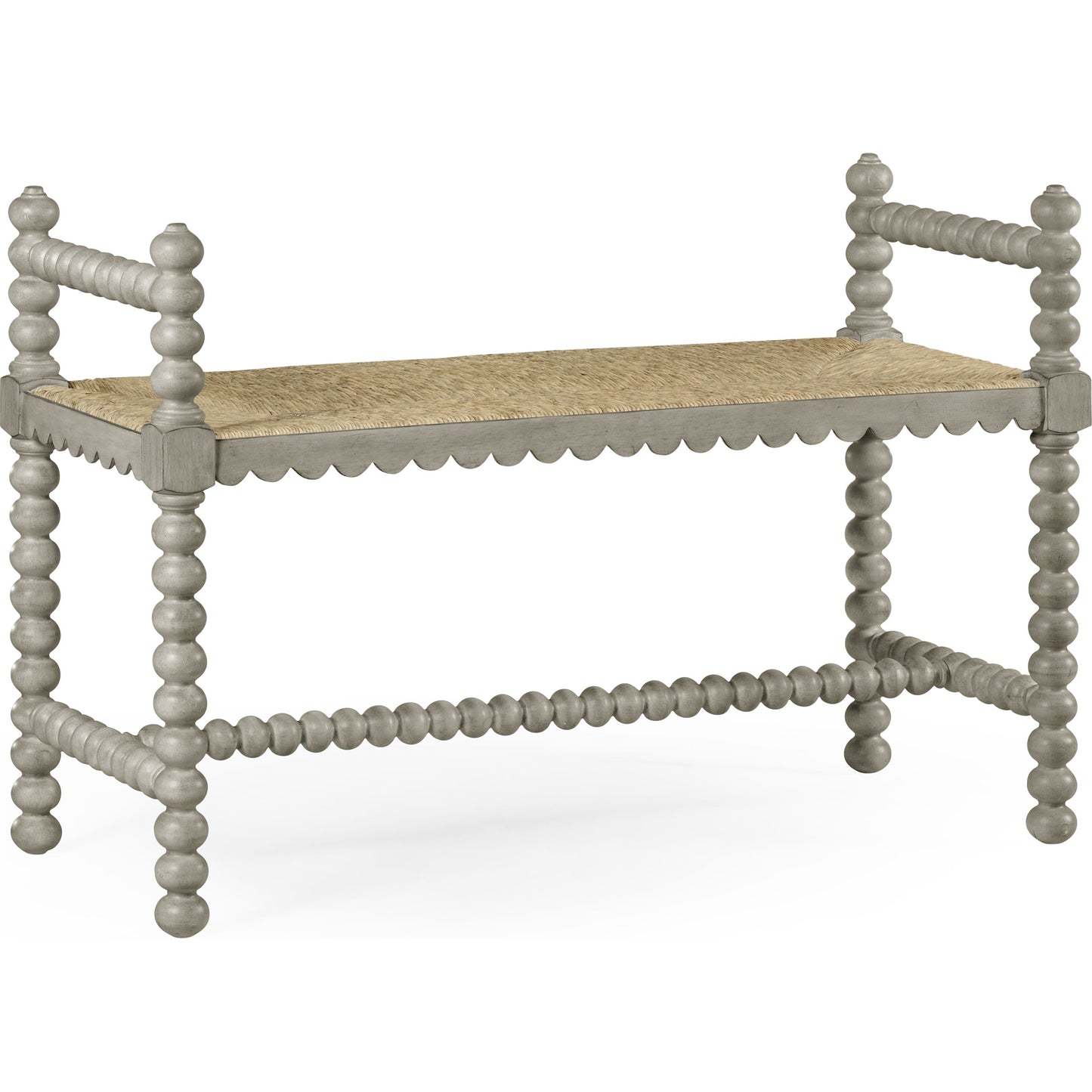 001 SR-846569 | Primary Silo | William Yeoward Bellingham Country Grey Single Bench by Jonathan Charles in grey and country gray. Made from acacia in a cottage & farmhouse style.
