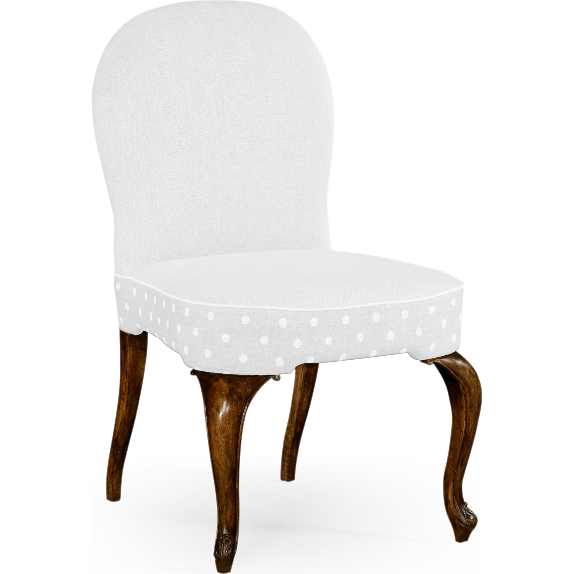 Uptown Classic Gunby Dining Side Chair by Jonathan Charles in gray fruitwood. Made from acacia in a traditional style.