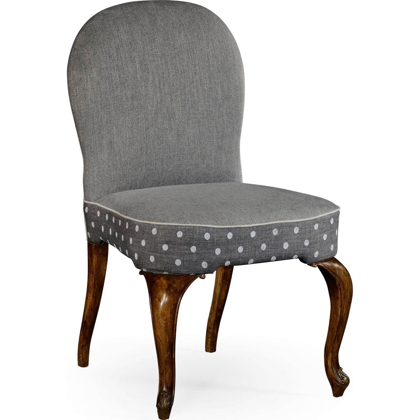 001 SR-847401 | Additional Silo | Uptown Classic Gunby Dining Side Chair by Jonathan Charles in gray fruitwood. Made from acacia in a traditional style.