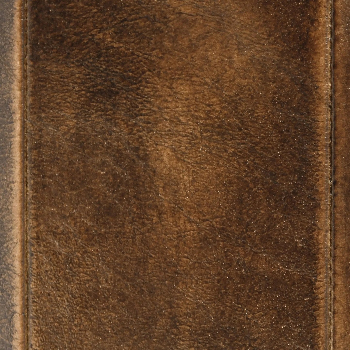 008 SI-2249252 | Closeup | Seville Barrel Bar Stool by Classic Home in brown. Made from top grain leather, iron in a traditional style.