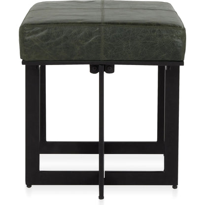 Calvin Genuine Leather Stool by Classic Home in blue, black. Made from unique in a traditional style.