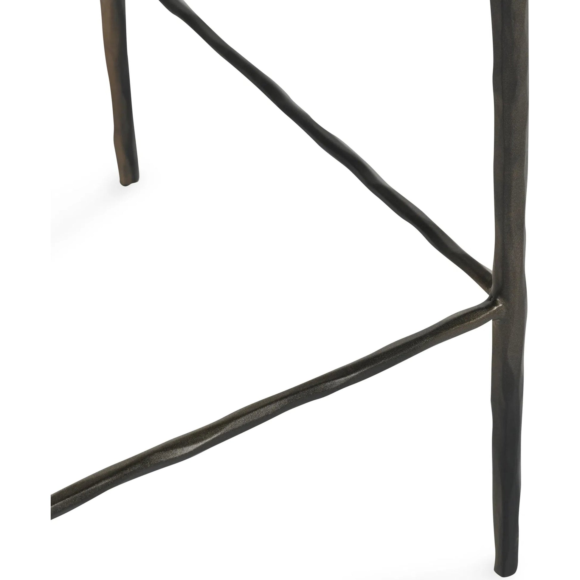 Bose 26" Top Grain Leather Counter Stool by Classic Home. Made from top grain leather, iron in a modern style.