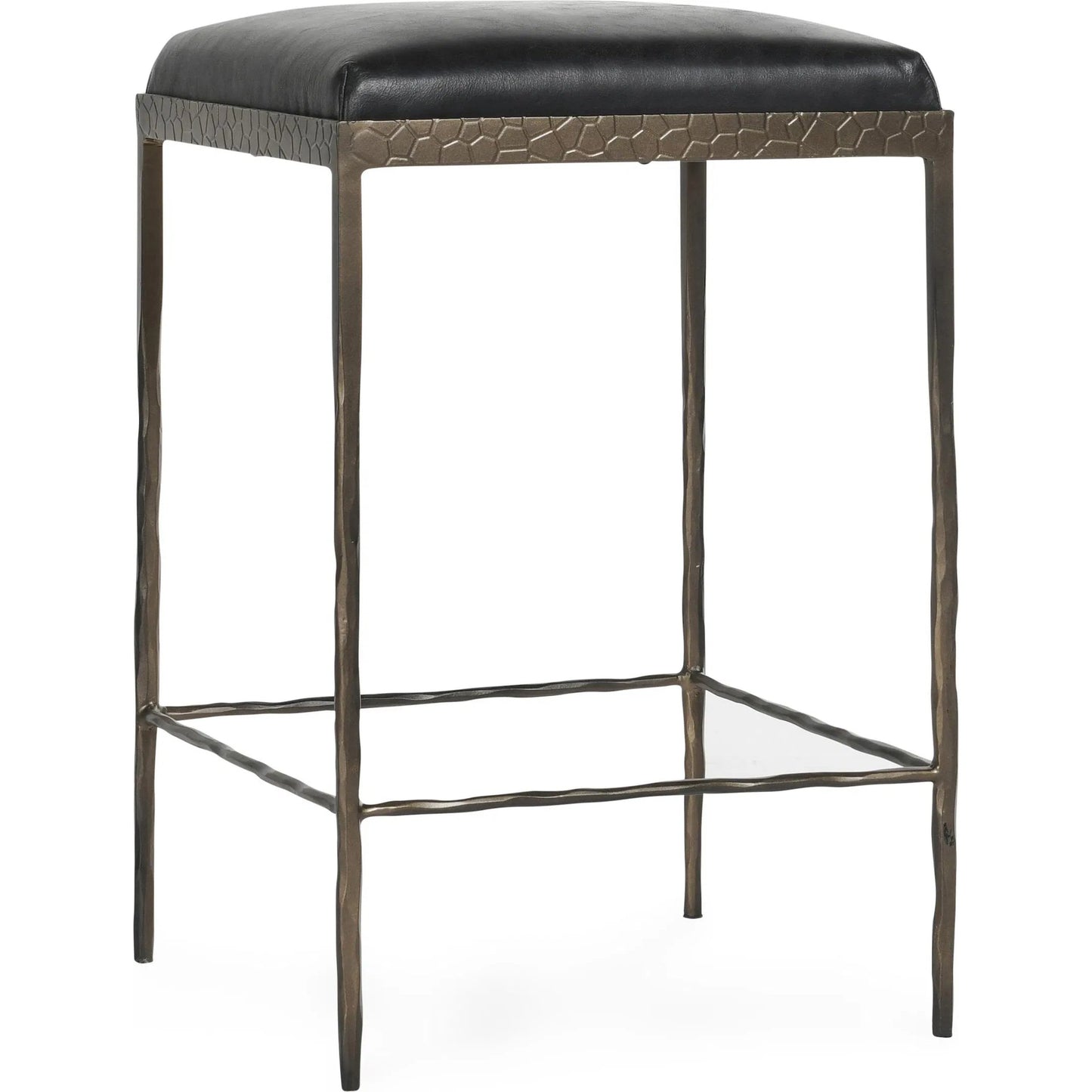 001 SI-2238879 | Primary Silo | Bose 26" Top Grain Leather Counter Stool by Classic Home. Made from top grain leather, iron in a modern style.
