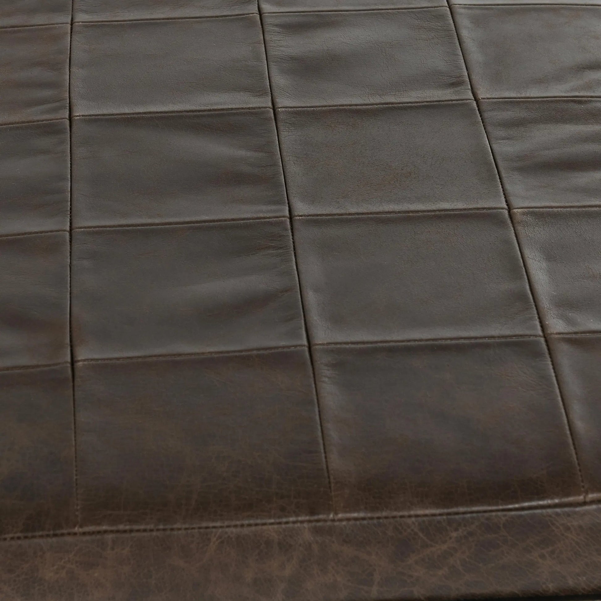 Malo 28" Top Grain Leather Ottoman Bench by Classic Home. Made from unique in a traditional style.