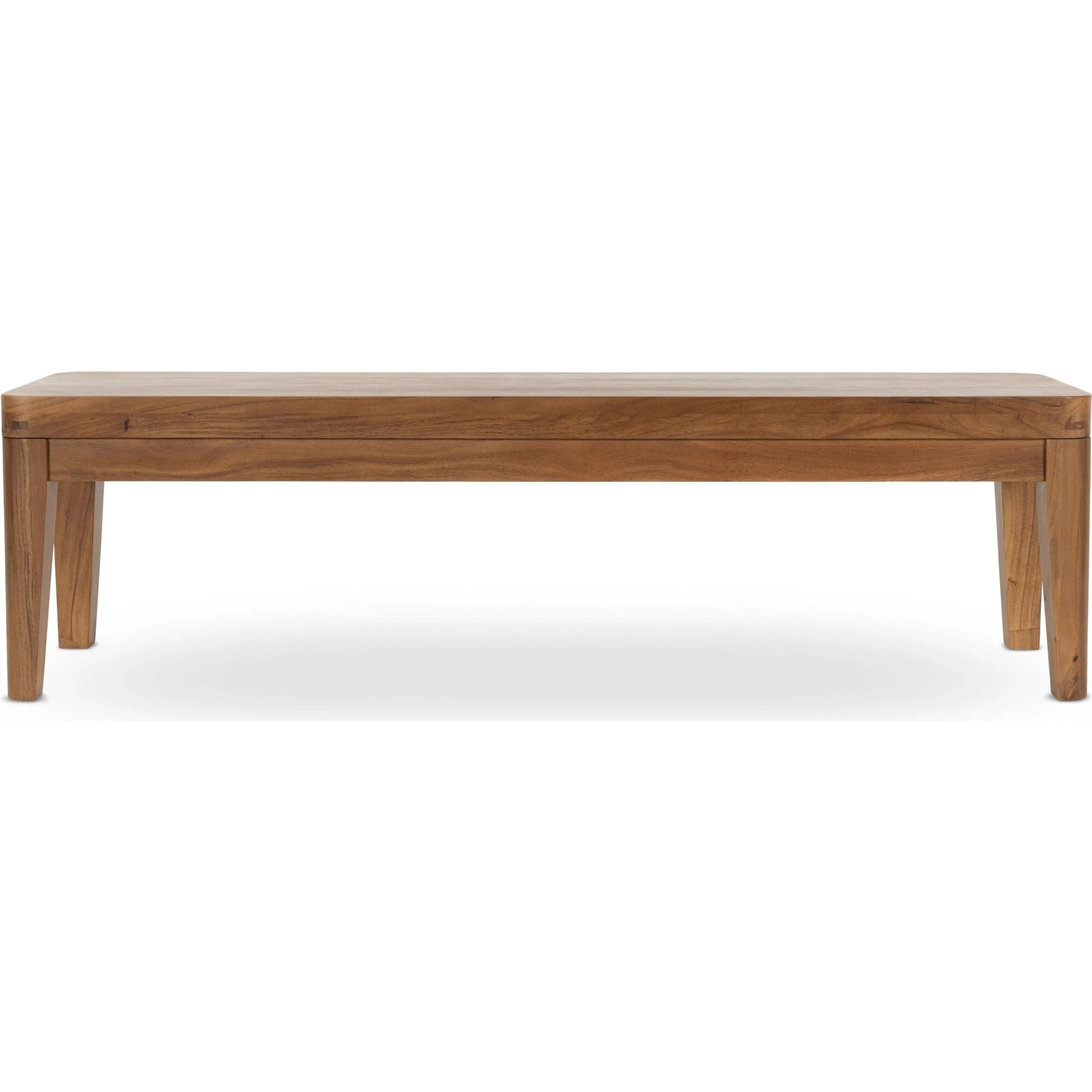 Arno Acacia Wood Bench by Classic Home in natural. Made from acacia in a transitional style.