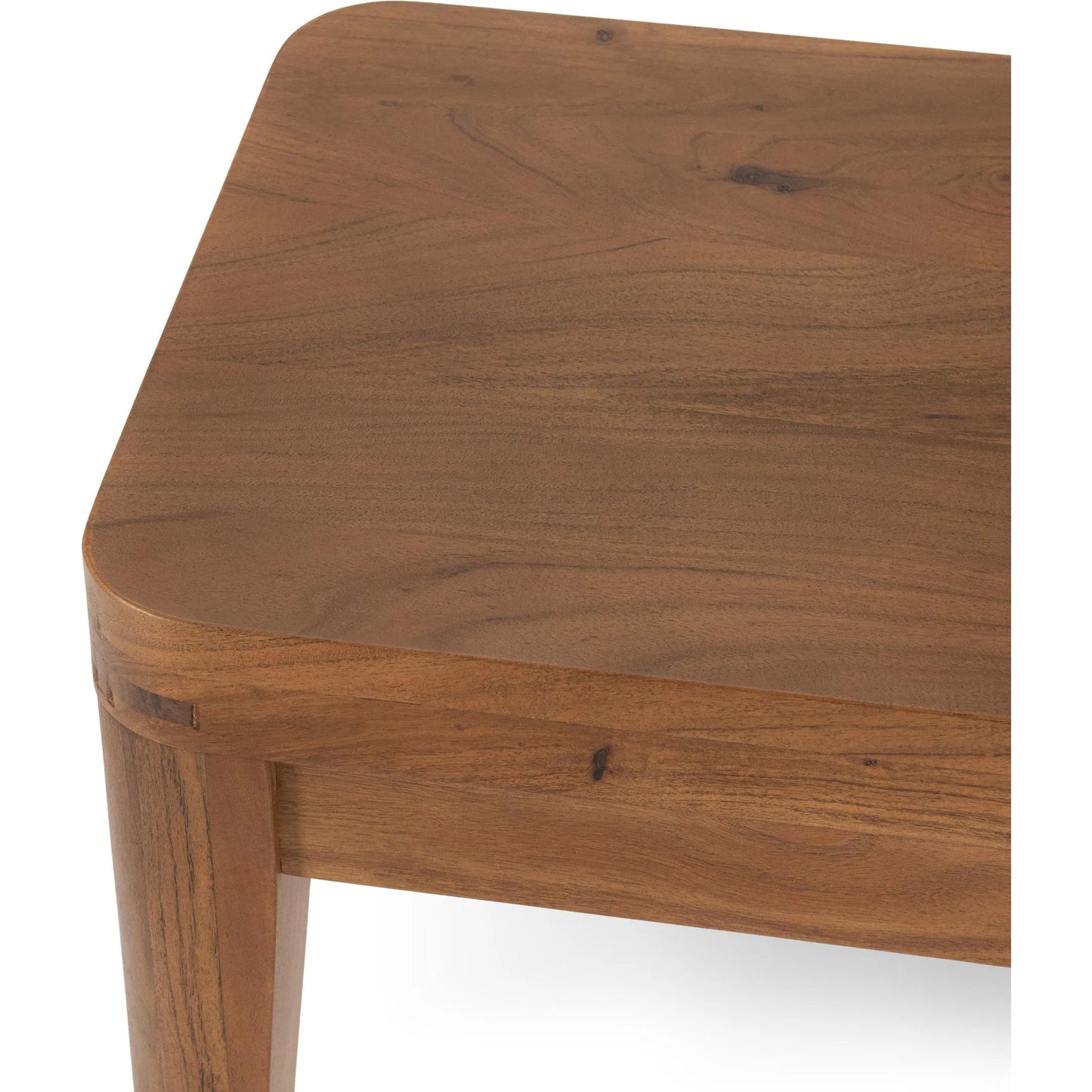 004 SI-2249255 | Closeup | Arno Acacia Wood Bench by Classic Home in natural. Made from acacia in a transitional style.