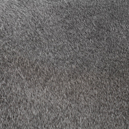 Bose Hide Leather Counter Stool by Classic Home. Made from embossed hammered iron, hair on hide in a modern style.