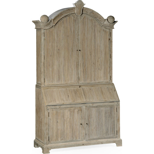 William Yeoward Alnwick Bureau by Jonathan Charles in white and washed acacia. Made from acacia in a cottage & farmhouse style.