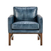 Chad Club Chair by Classic Home. Made from top grain leather, iron in a modern style.