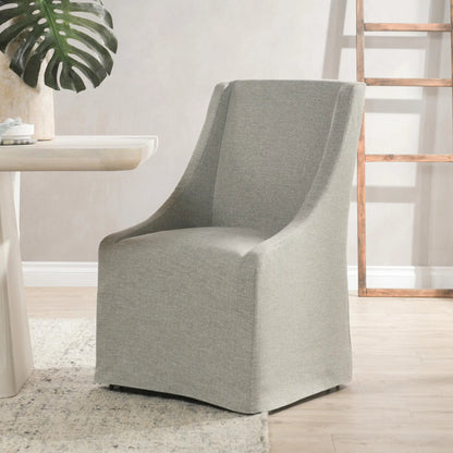 Warwick Upholstered Rolling Side Chair by Classic Home. Made from unique in a modern style.