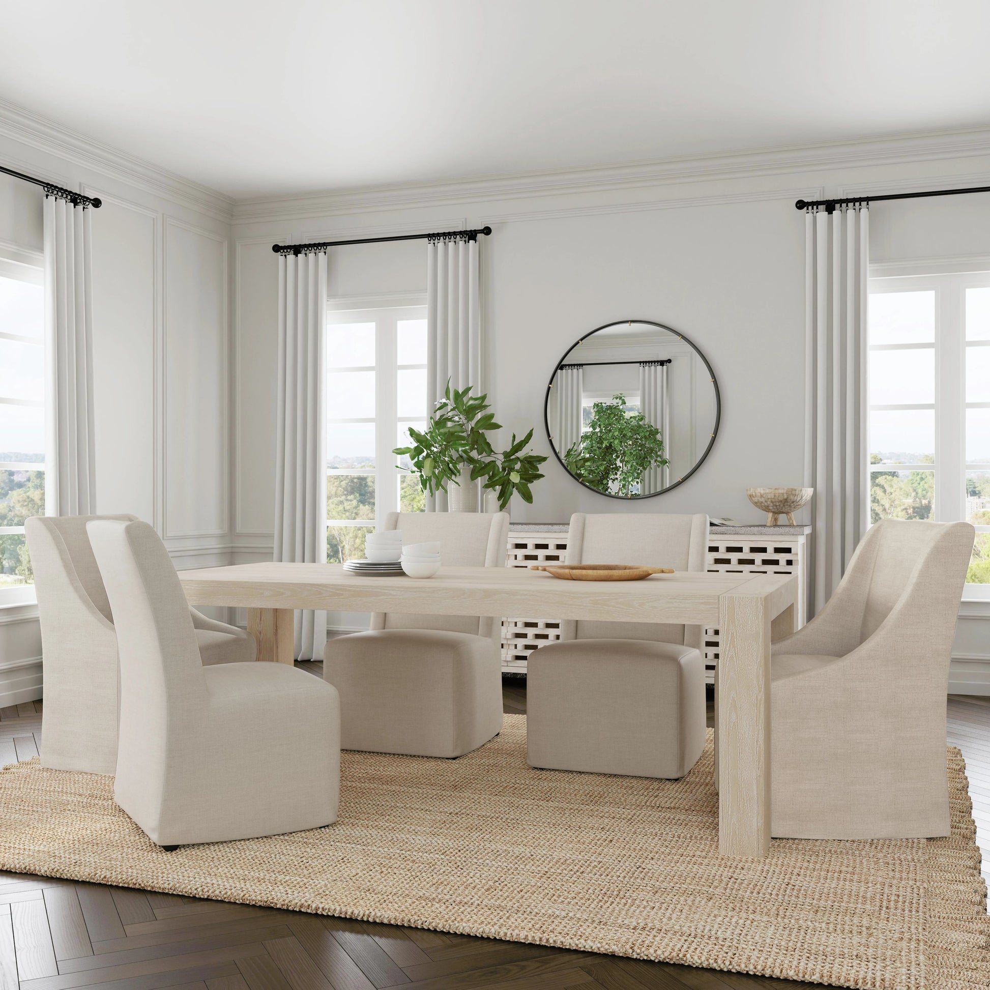 Warwick Upholstered Rolling Side Chair by Classic Home. Made from unique in a modern style.