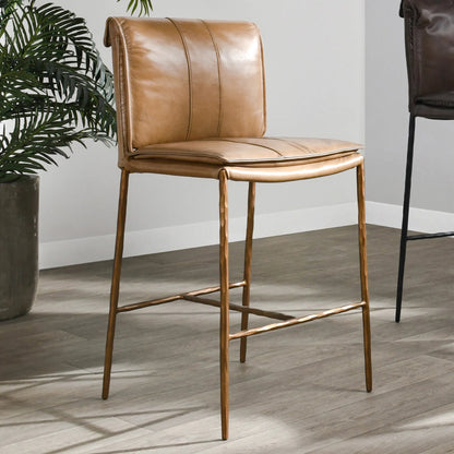 Mayer Leather Bar Stool by Classic Home. Made from unique in a transitional style.