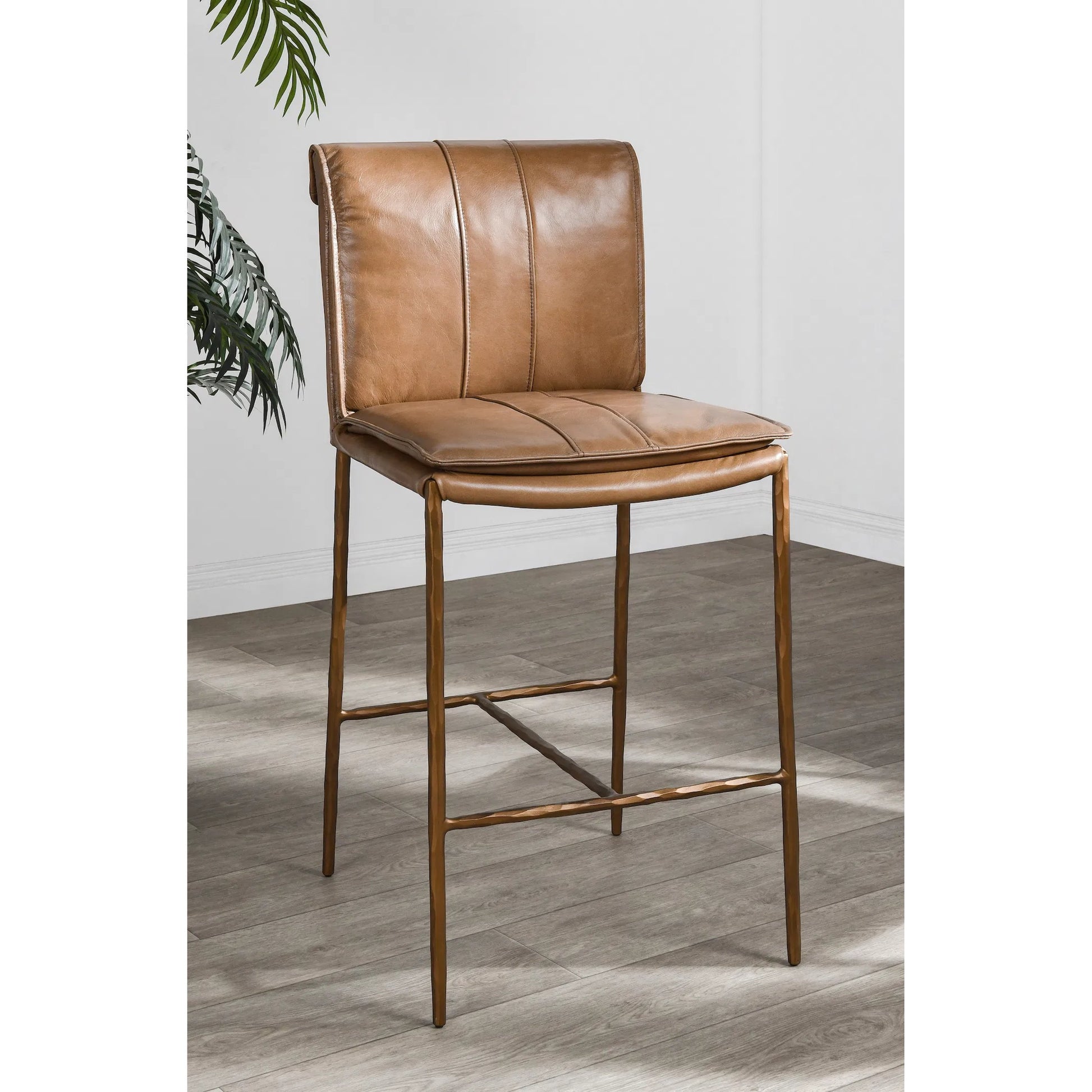 Mayer Leather Counter Stool by Classic Home. Made from unique in a transitional style.