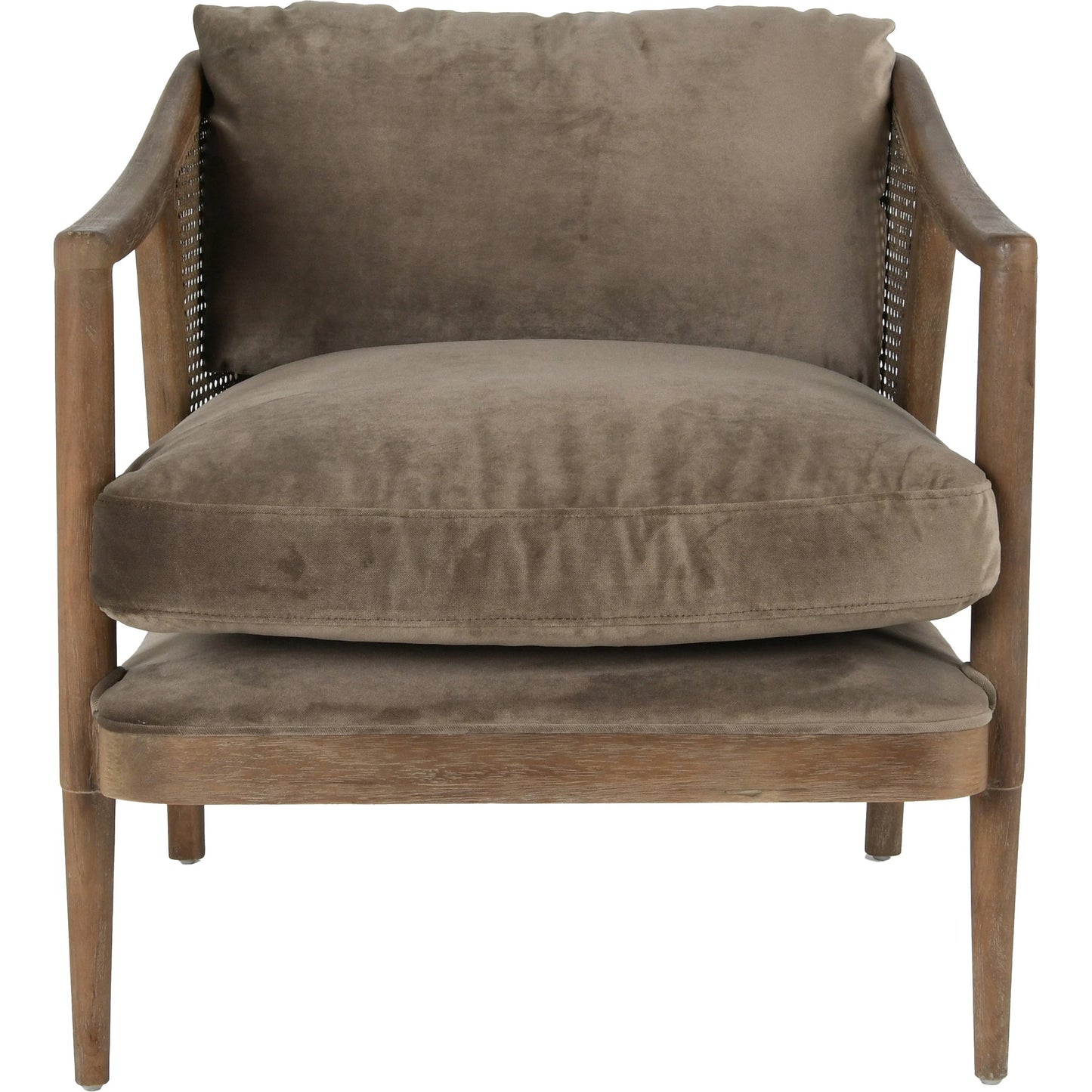 002 SI-2078767 | Additional Silo | Regata Accent Chair by Classic Home in taupe, brown. Made from 100% polyester, rubberwood in a modern style.