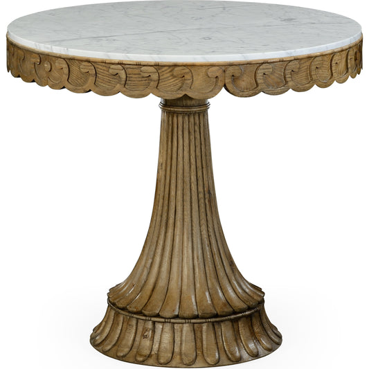 William Yeoward Dalkeith Table by Jonathan Charles in brown and washed oak. Made from oak in a traditional style.