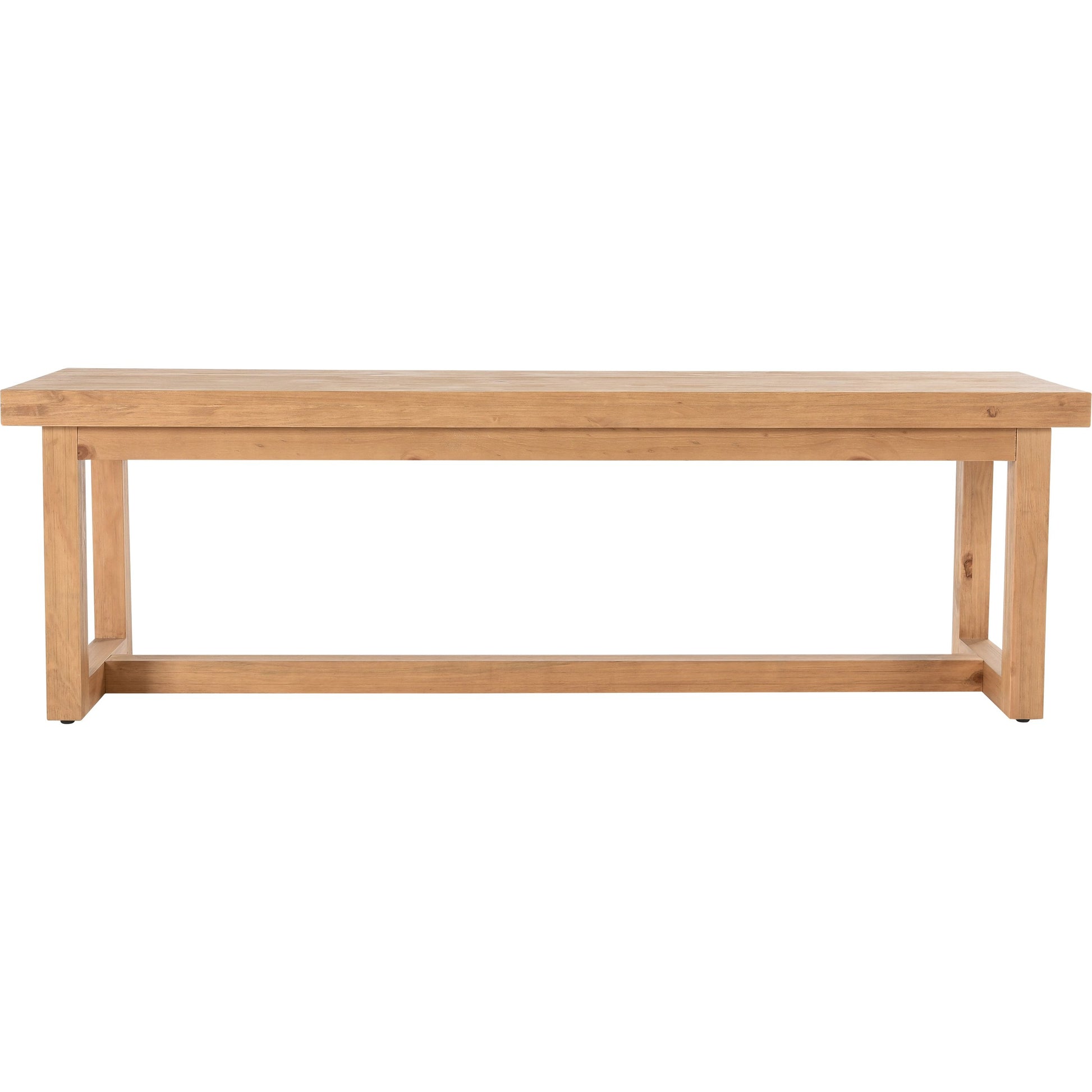 Fenmore Dining Bench by Kosas Home. Made from pine wood in a modern style.