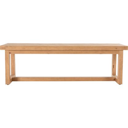 Fenmore Dining Bench by Kosas Home. Made from pine wood in a modern style.
