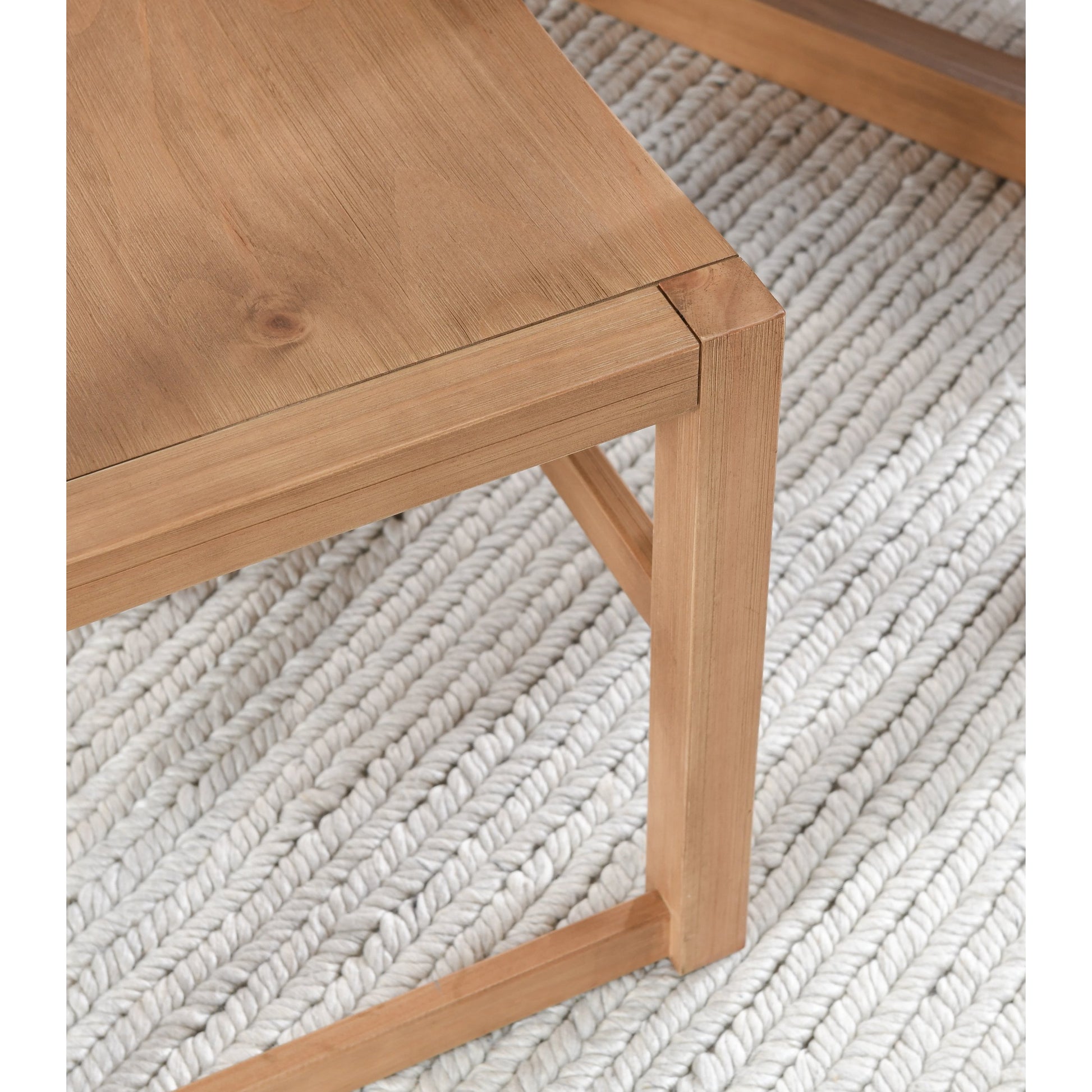 Fenmore Dining Bench by Kosas Home. Made from pine wood in a modern style.