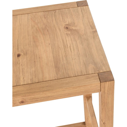 Fenmore Bar Stool by Kosas Home. Made from pine wood in a transitional style.