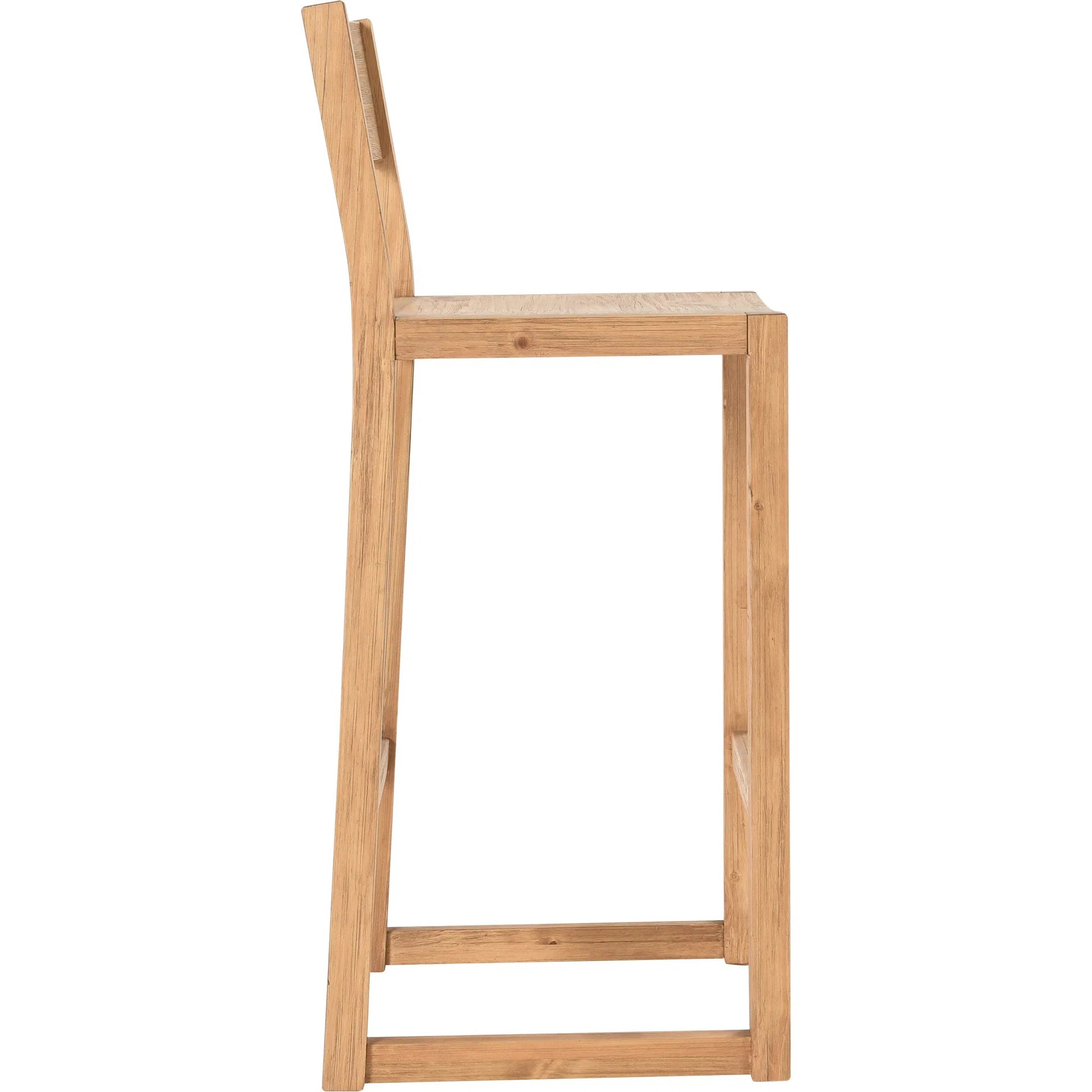 Fenmore Bar Stool by Kosas Home. Made from pine wood in a transitional style.