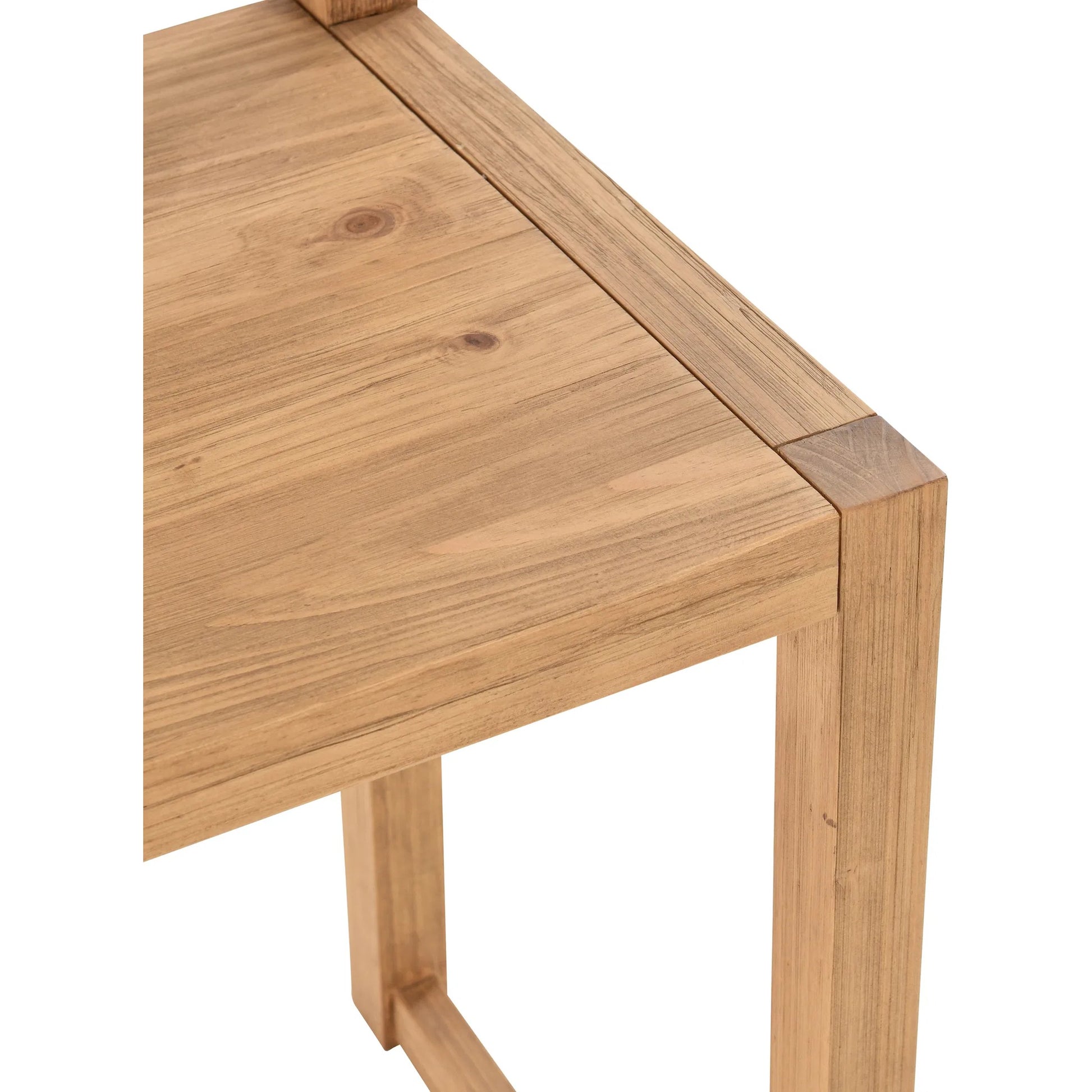 Fenmore Counter Stool by Kosas Home in natural. Made from pine wood in a unique style.
