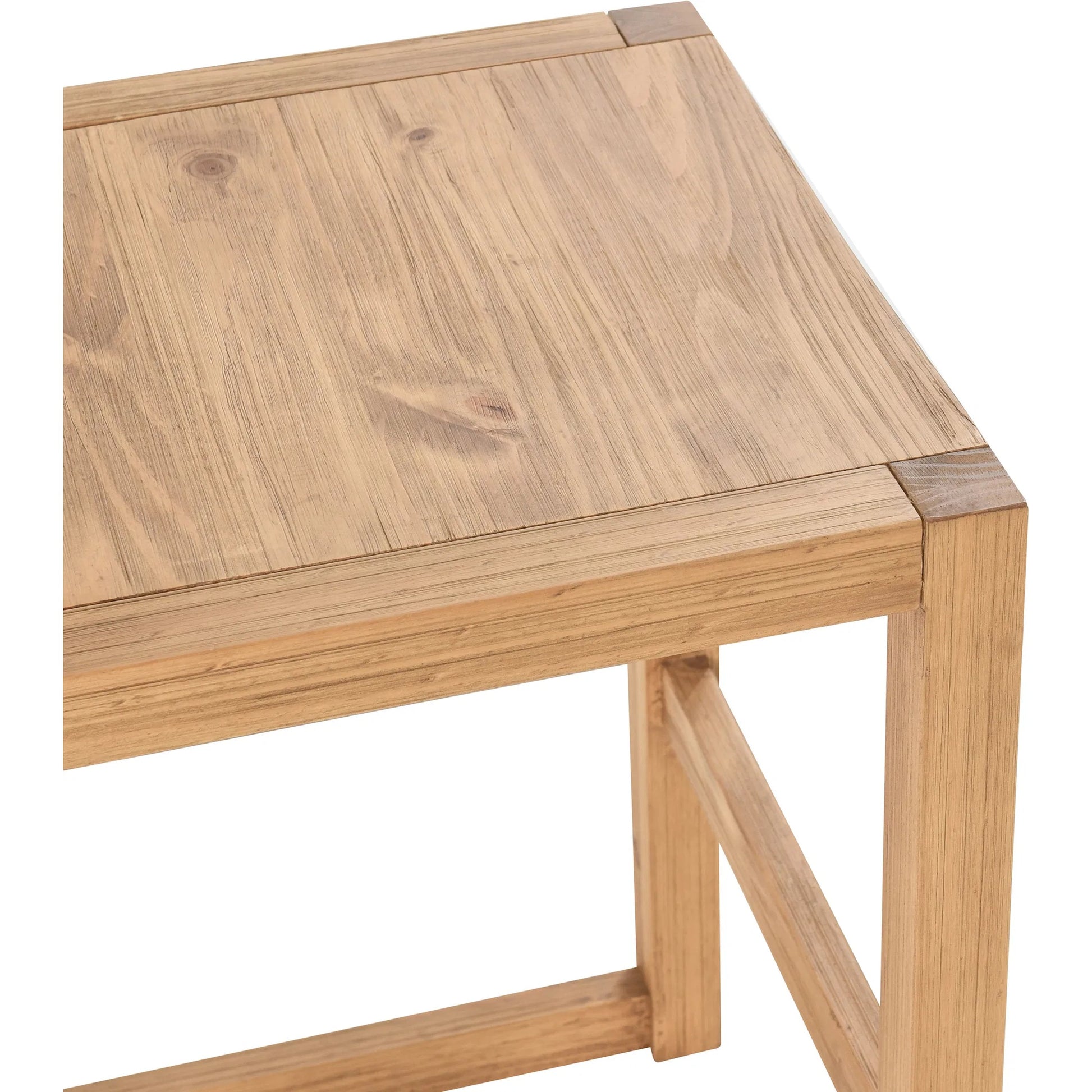 Fenmore Counter Stool by Kosas Home in natural. Made from pine wood in a unique style.