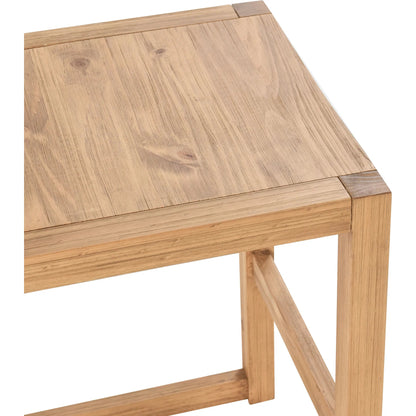 Fenmore Counter Stool by Kosas Home in natural. Made from pine wood in a unique style.