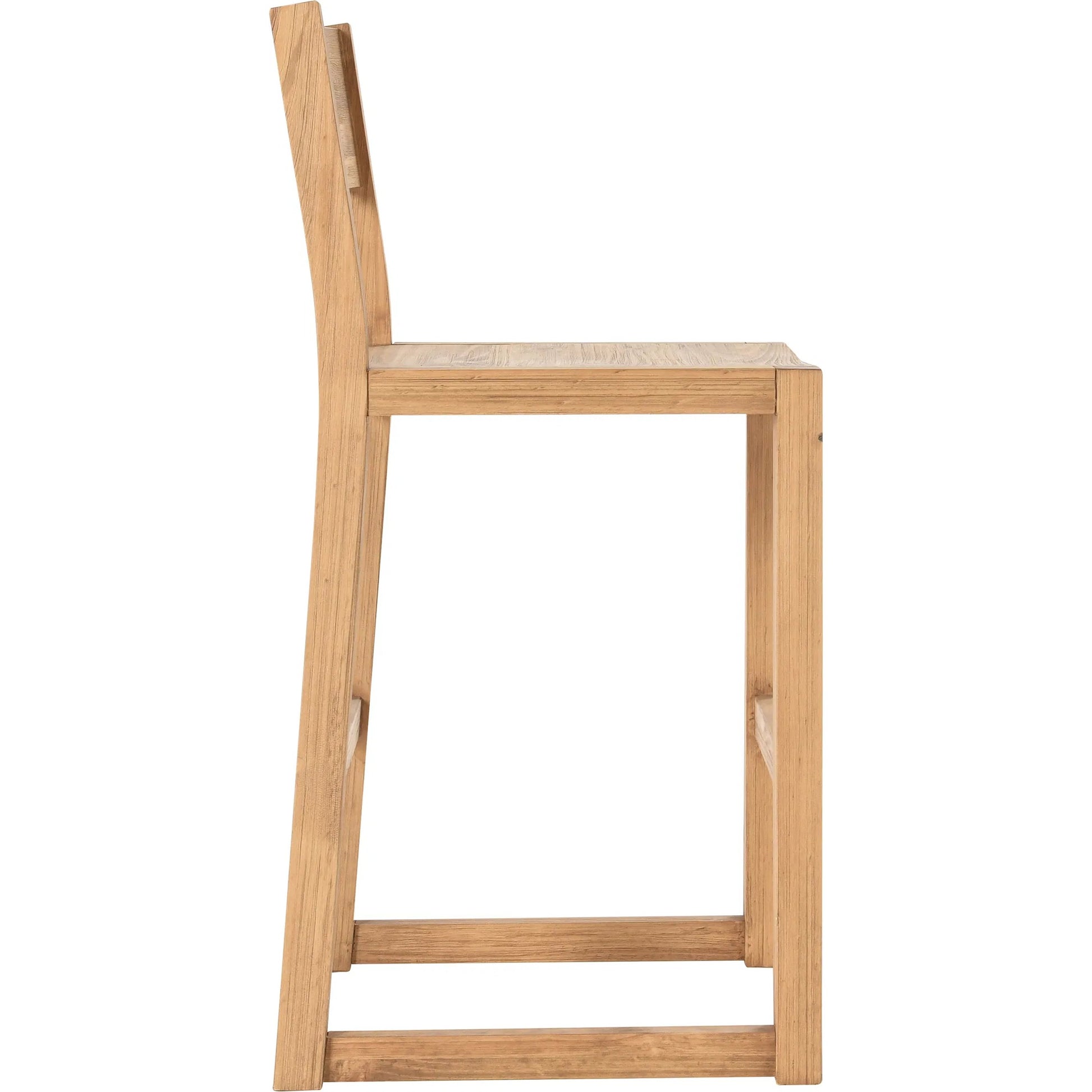 Fenmore Counter Stool by Kosas Home in natural. Made from pine wood in a unique style.