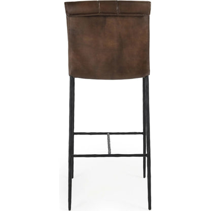 Mayer Leather Bar Stool by Classic Home. Made from unique in a transitional style.