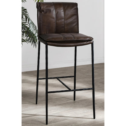 Mayer Leather Bar Stool by Classic Home. Made from unique in a transitional style.